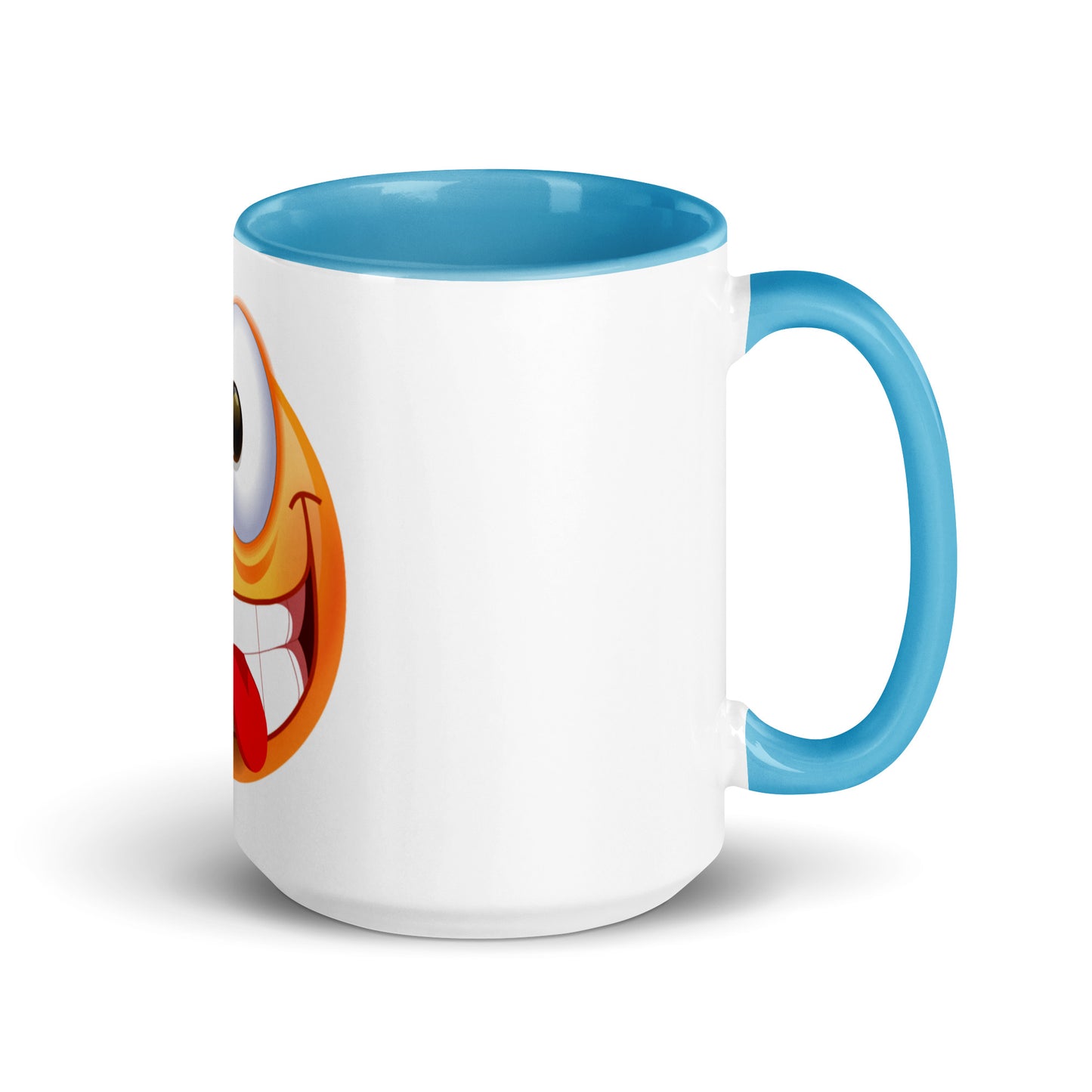 Stupid Face Emoji Mug with Color Inside