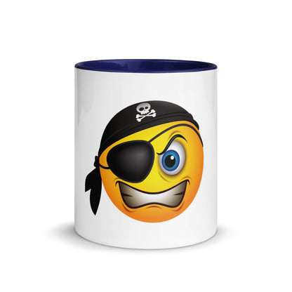 Pirates Emoji Mug with Color Inside