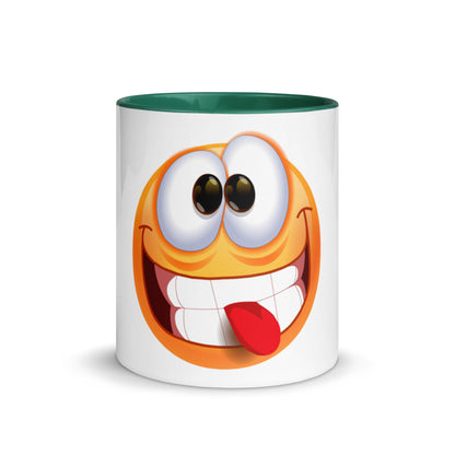 Stupid Face Emoji Mug with Color Inside