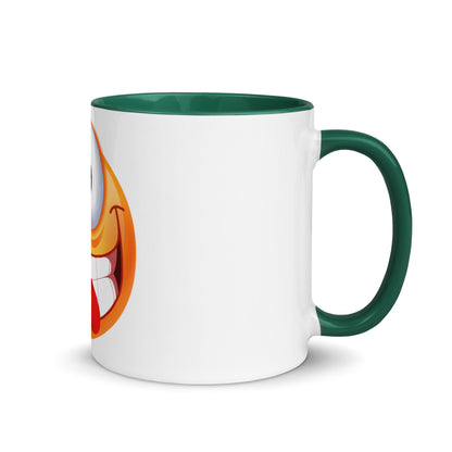 Stupid Face Emoji Mug with Color Inside