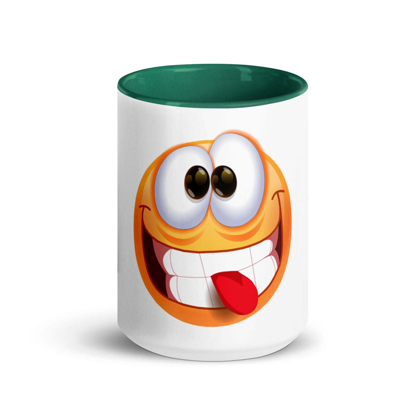 Stupid Face Emoji Mug with Color Inside