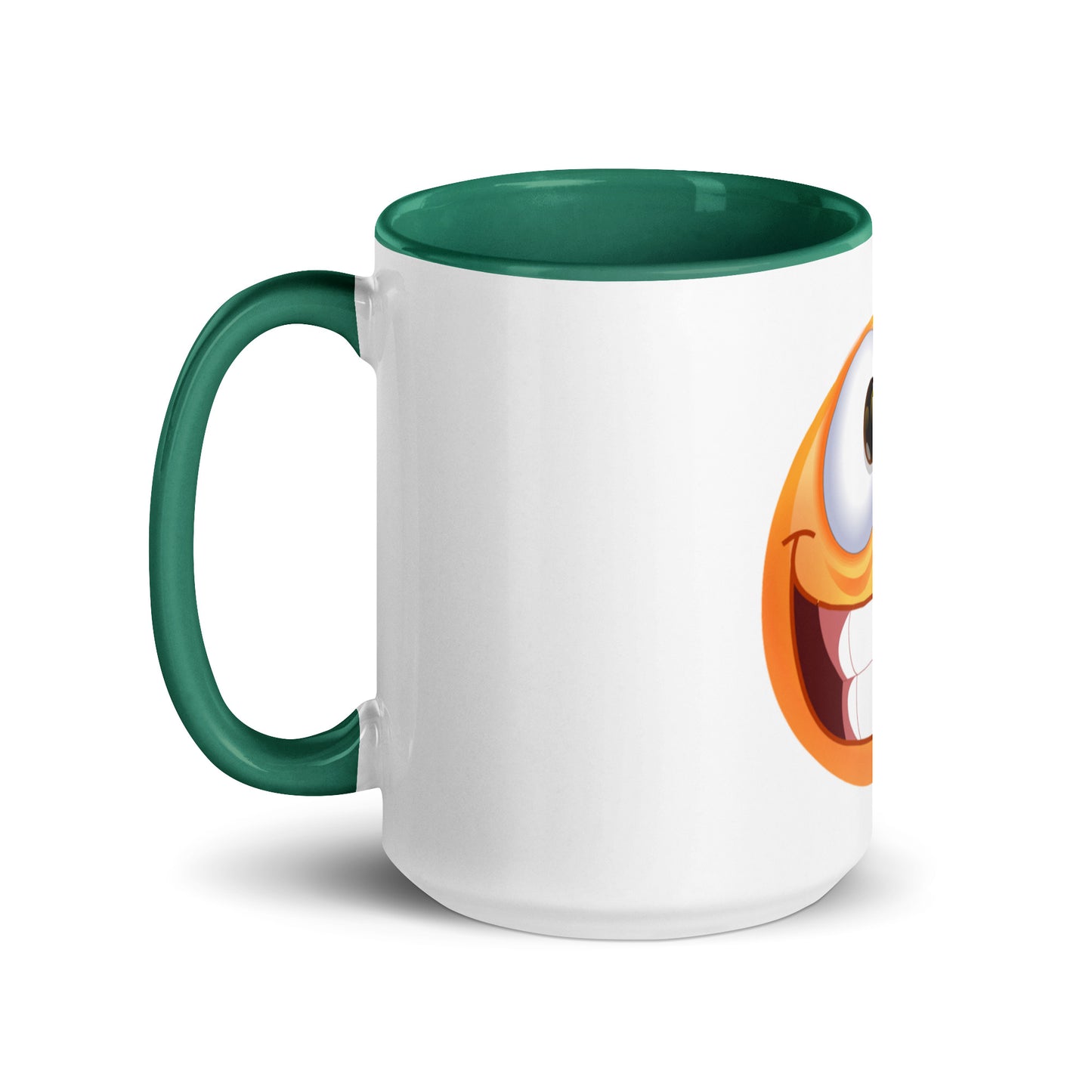 Stupid Face Emoji Mug with Color Inside