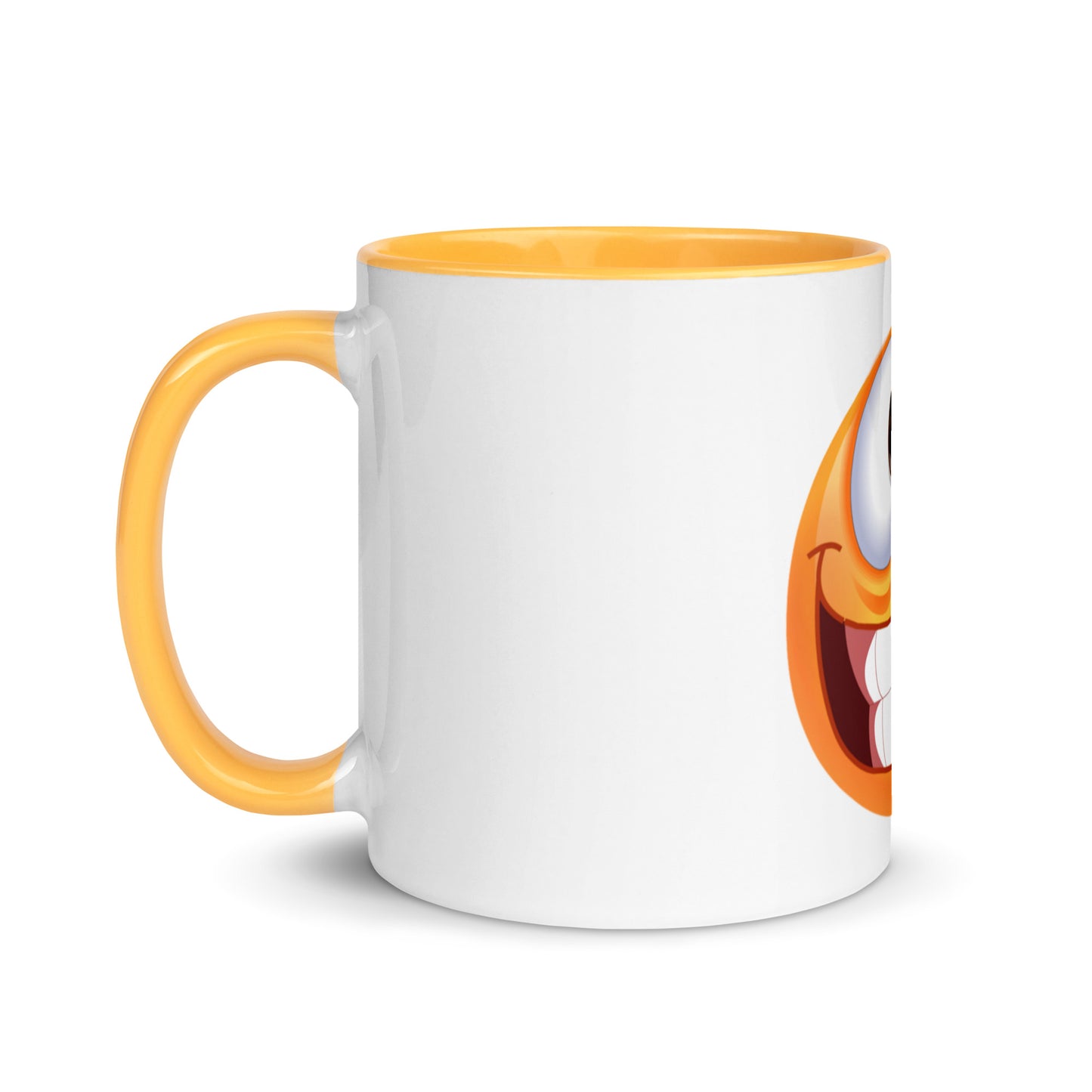 Stupid Face Emoji Mug with Color Inside