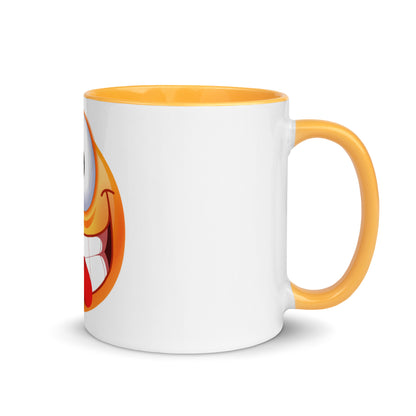 Stupid Face Emoji Mug with Color Inside