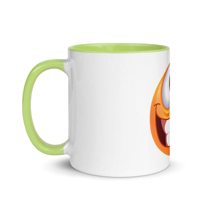 Stupid Face Emoji Mug with Color Inside