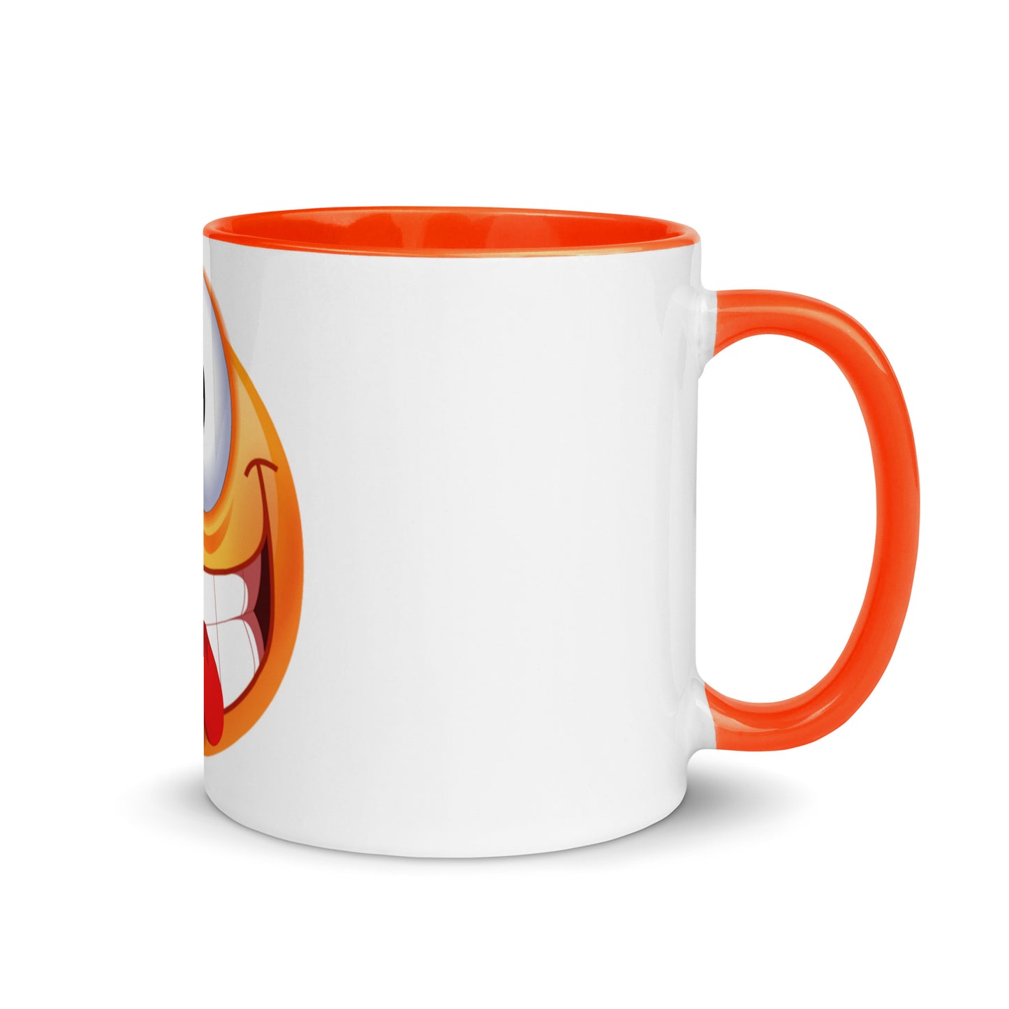 Stupid Face Emoji Mug with Color Inside