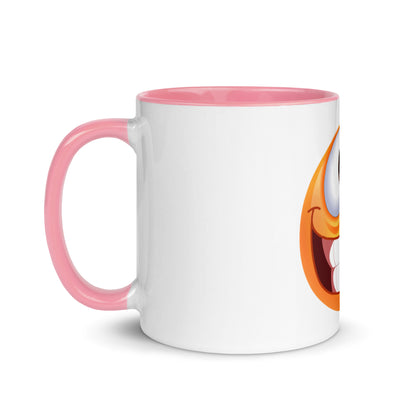 Stupid Face Emoji Mug with Color Inside