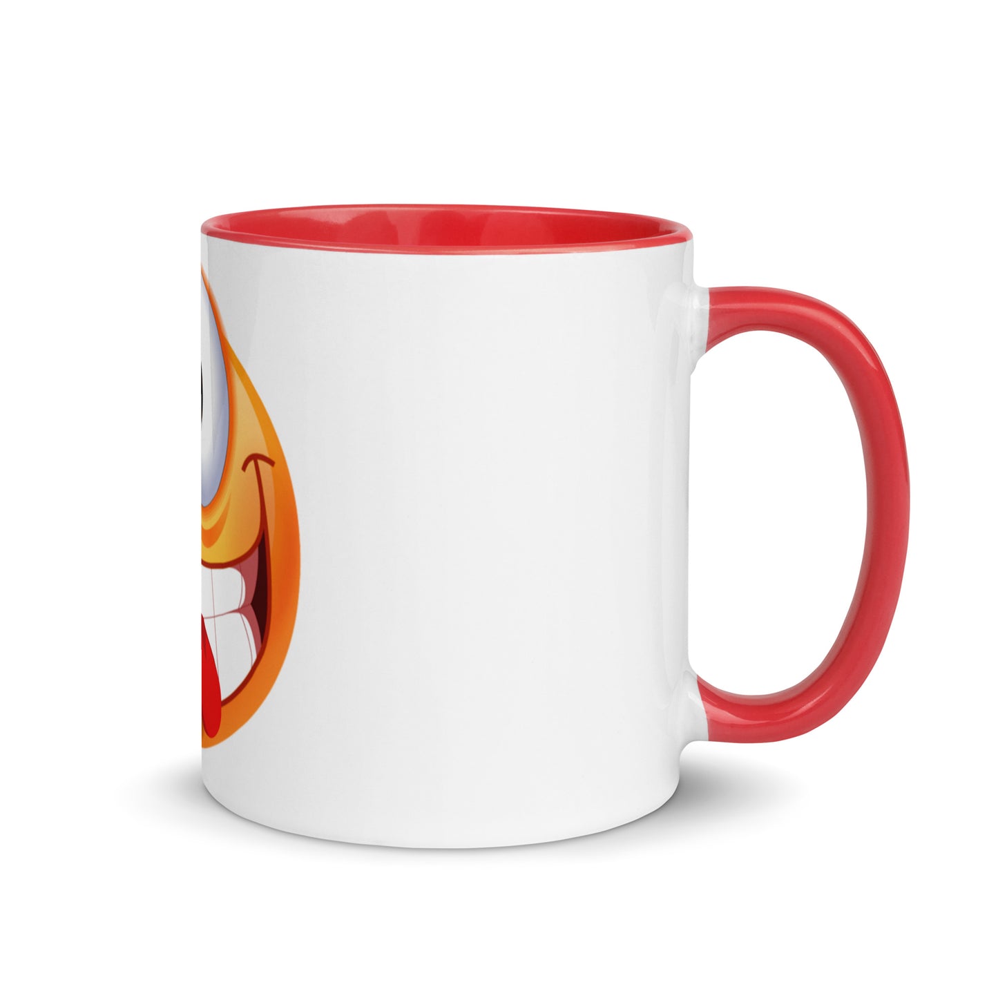 Stupid Face Emoji Mug with Color Inside