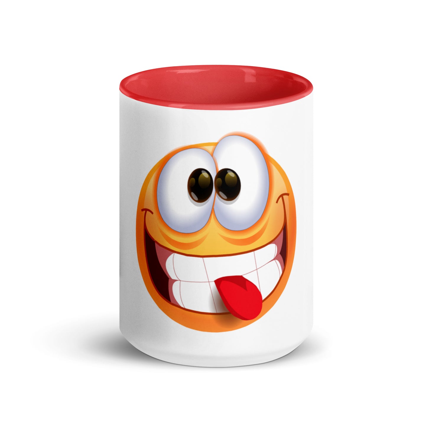 Stupid Face Emoji Mug with Color Inside