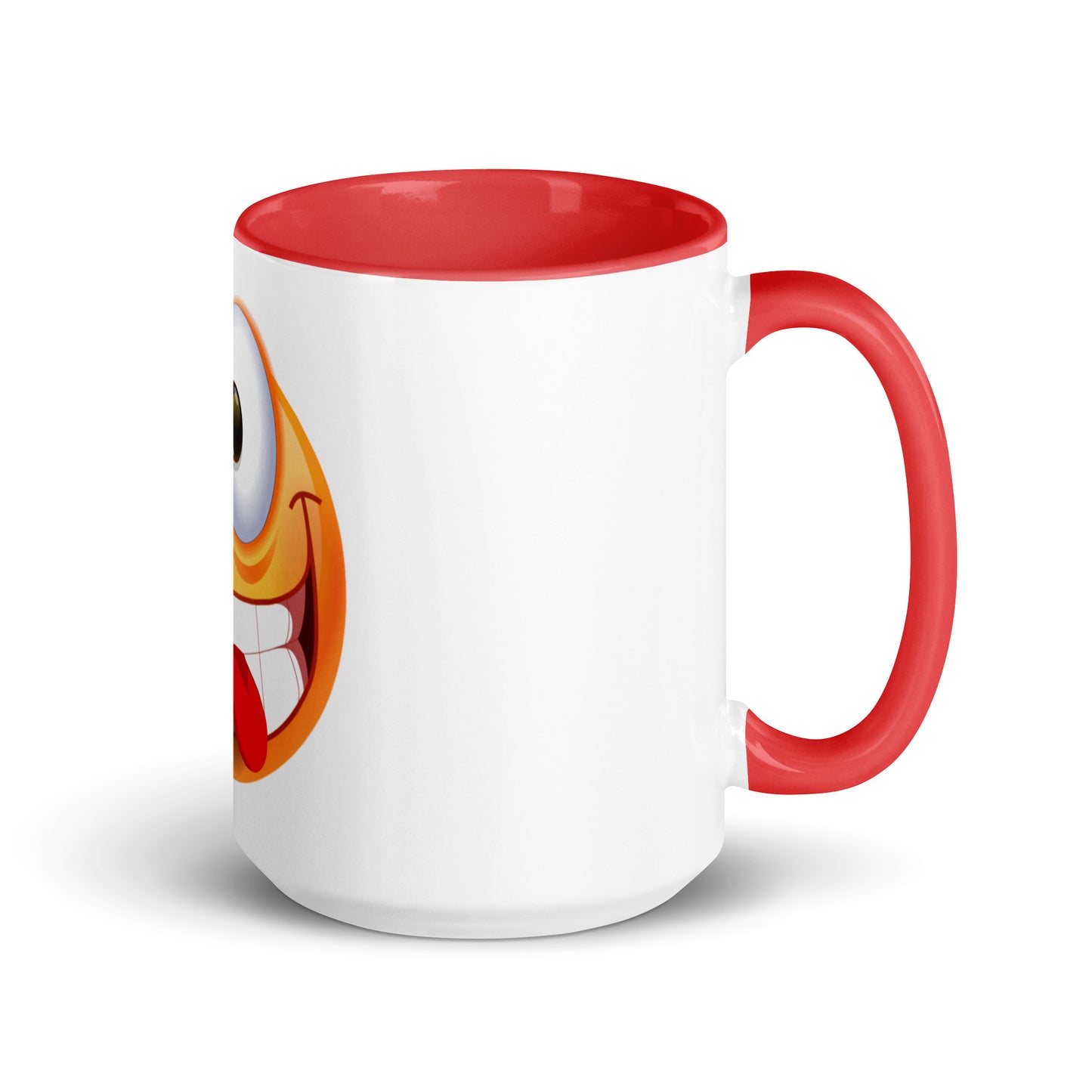 Stupid Face Emoji Mug with Color Inside