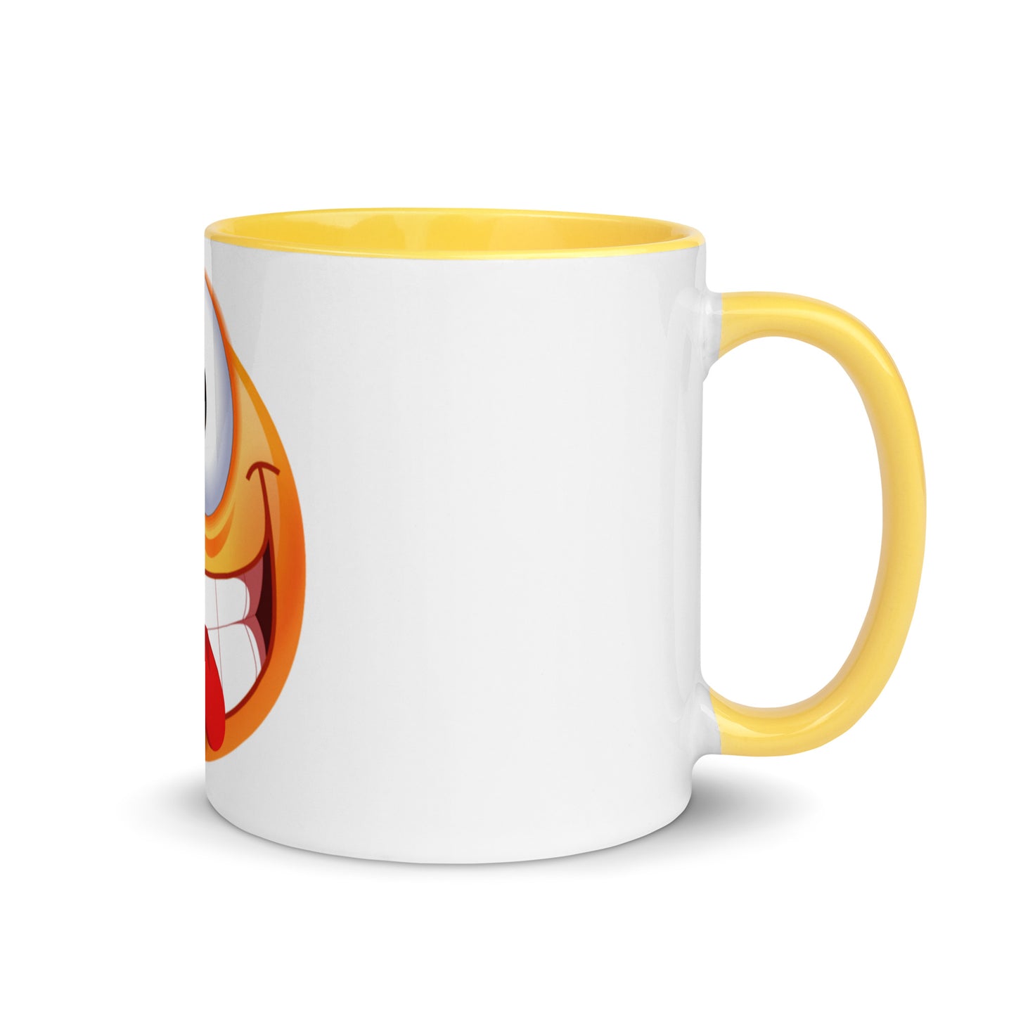 Stupid Face Emoji Mug with Color Inside