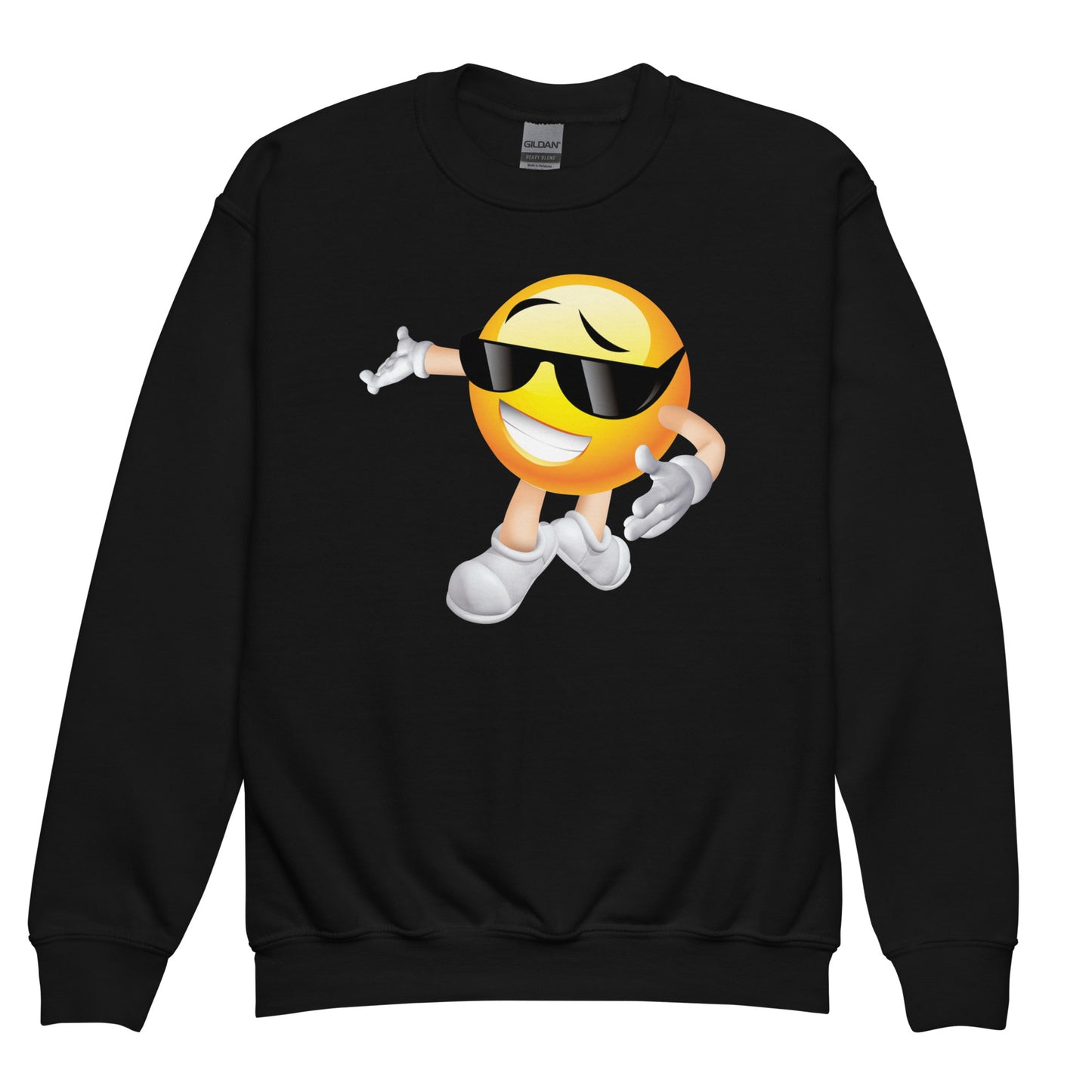 Eyes Wear Emoji Kids Sweatshirt