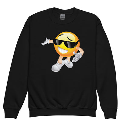 Eyes Wear Emoji Kids Sweatshirt