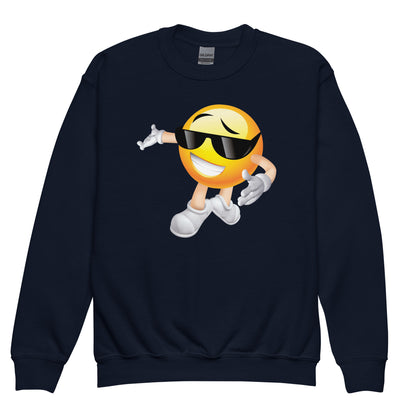 Eyes Wear Emoji Kids Sweatshirt