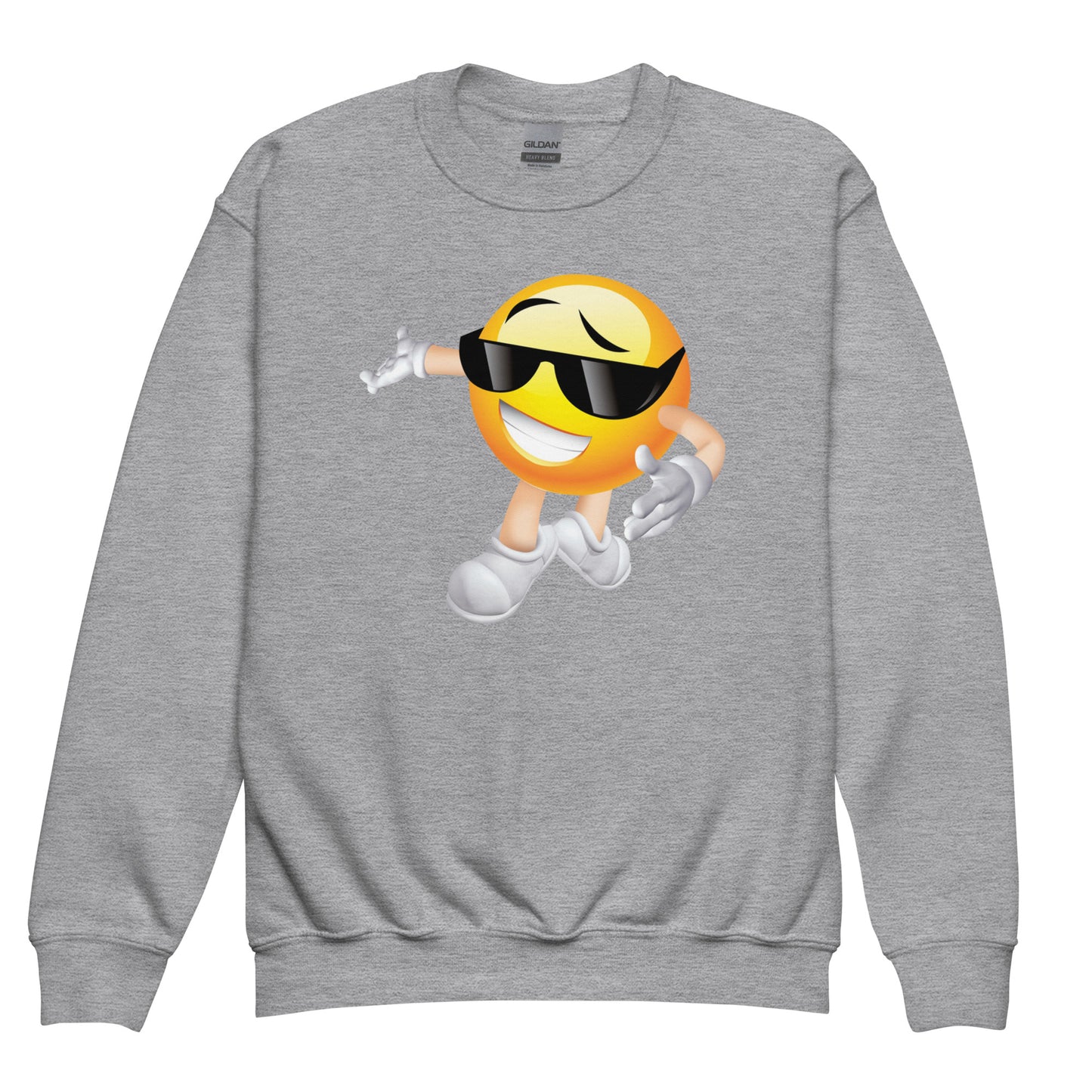 Eyes Wear Emoji Kids Sweatshirt