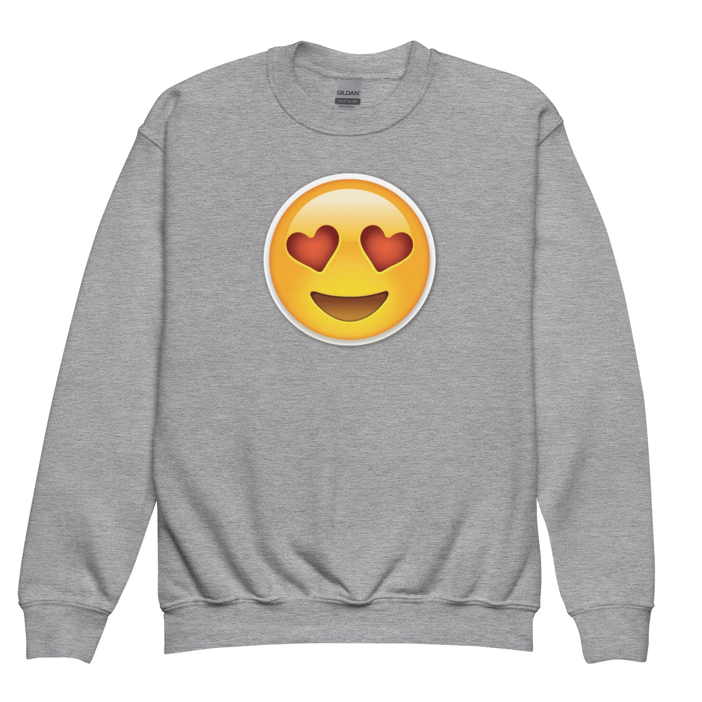 Love Wink Emoji Kids Sweatshirt