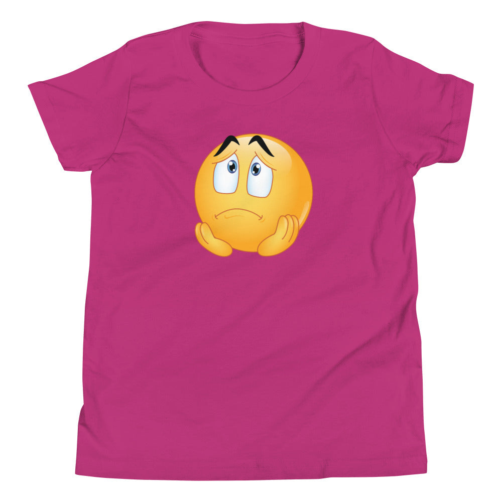 Sad Emoji Kids T-Shirt