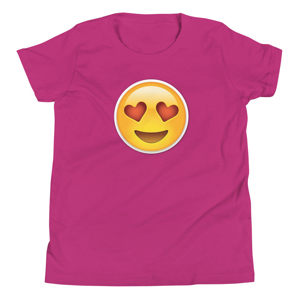 Love Wink Emoji Kids T-Shirt