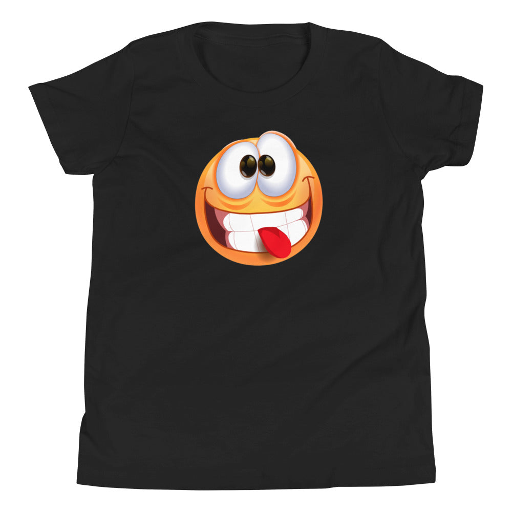 Stupid Face Emoji Kids T-Shirt