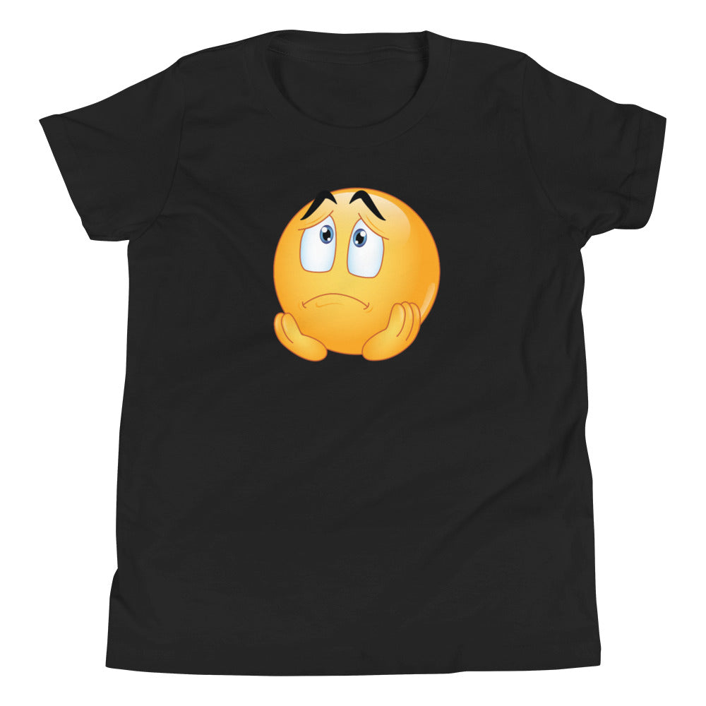 Sad Emoji Kids T-Shirt