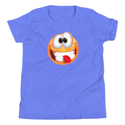 Stupid Face Emoji Kids T-Shirt