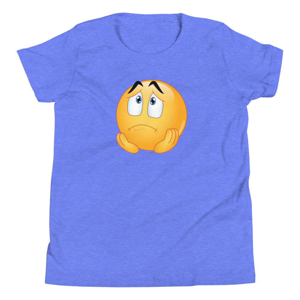 Sad Emoji Kids T-Shirt