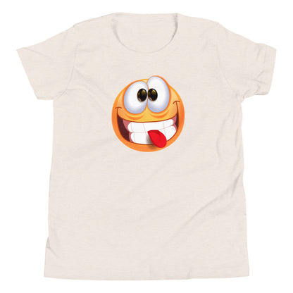 Stupid Face Emoji Kids T-Shirt