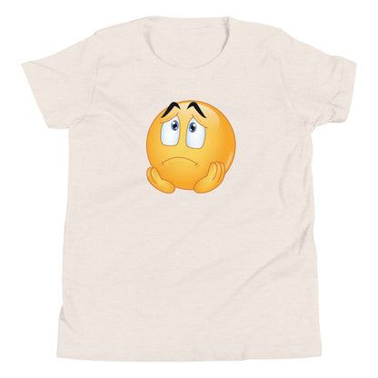 Sad Emoji Kids T-Shirt