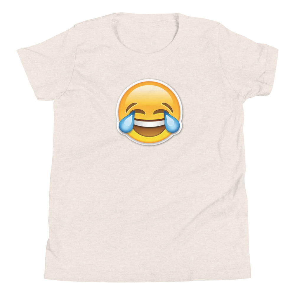 Laughing Face Emoji Kids T-Shirt