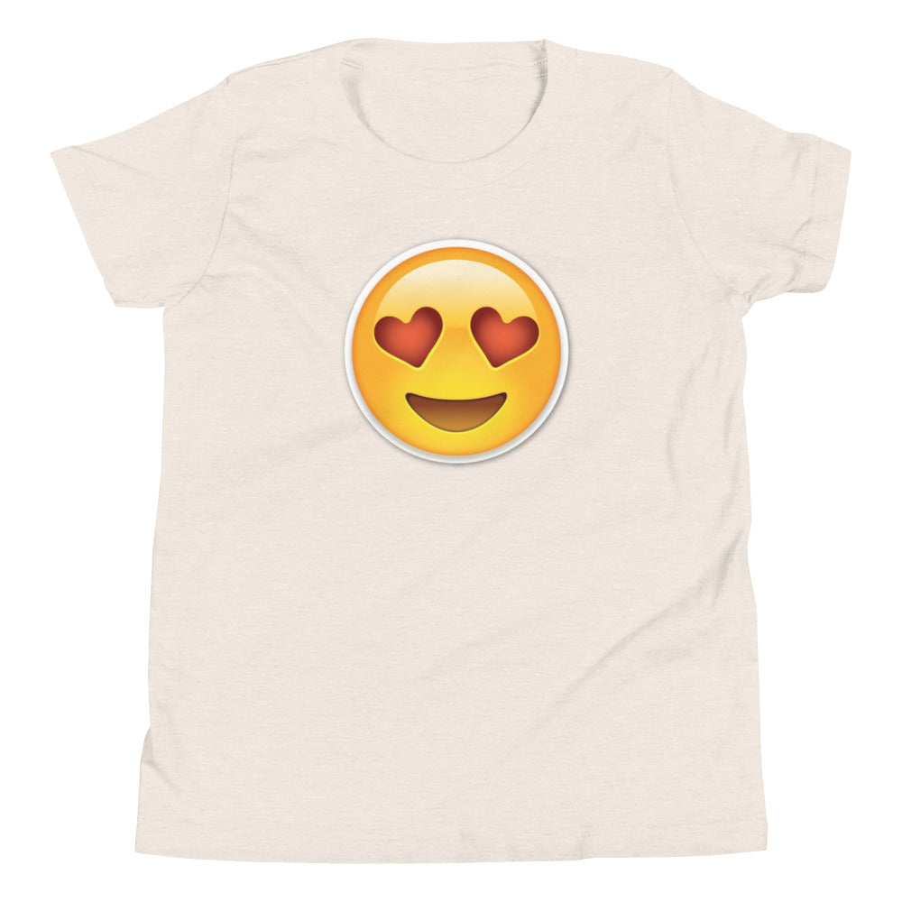 Love Wink Emoji Kids T-Shirt