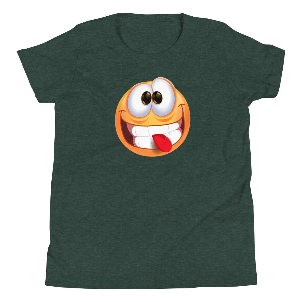 Stupid Face Emoji Kids T-Shirt