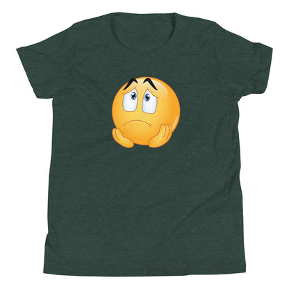 Sad Emoji Kids T-Shirt