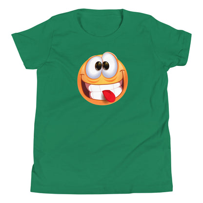 Stupid Face Emoji Kids T-Shirt