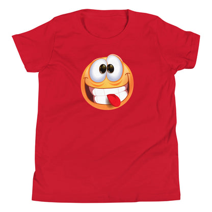 Stupid Face Emoji Kids T-Shirt