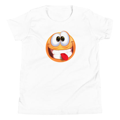 Stupid Face Emoji Kids T-Shirt